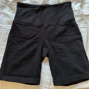 Black biker shorts